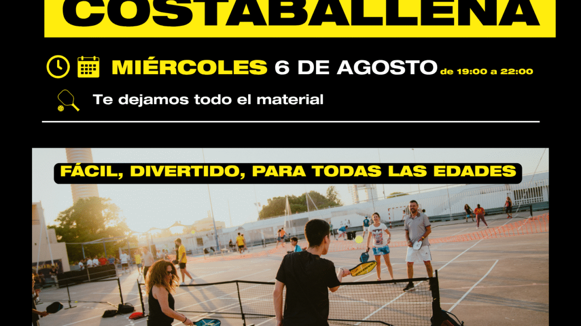 Descubre el pickleball en Costa Ballena este 6 de agosto Descubre el pickleball en Costa Ballena este 6 de agosto