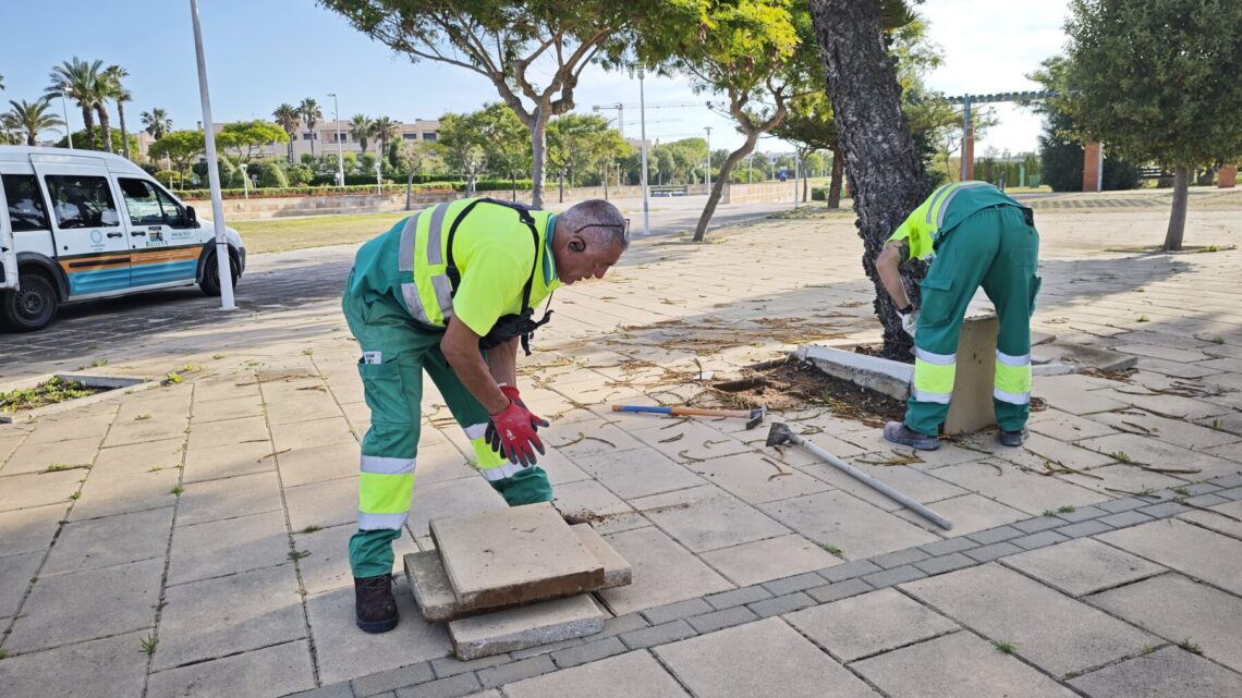 Actuaciones puntuales para corregir deficiencias en el pavimento
