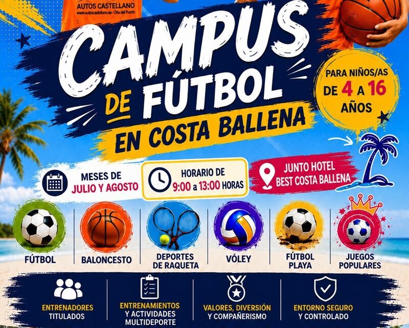 BH Fútbol Academy pone en marcha su Campus de Verano en Costa Ballena con una amplia oferta multideporte