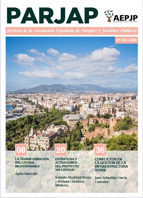 Nuevo número de PARJAP, la revista trimestral de la Asociación Española de Parques y Jardines Públicos